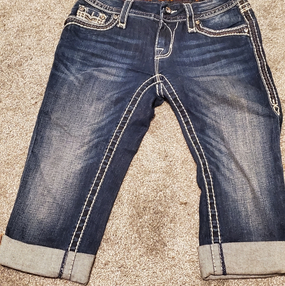 Rock Revival Clover Capris